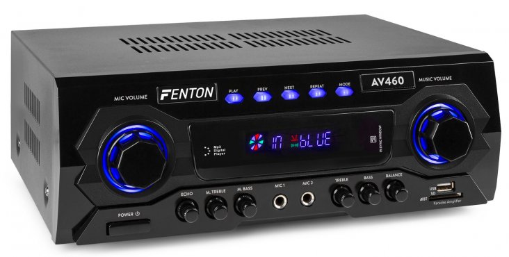 Fenton AV460 Karaoke zesilovač s multimediálním přehrávačem