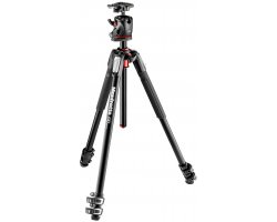 Manfrotto 190 Aluminium 3-Section Tripod And MHXPRO-BHQ2