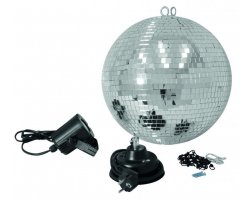 Eurolite Set LED zrcadlová koule 30 cm, 6000K