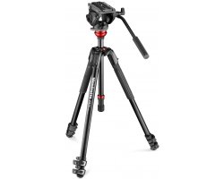 Manfrotto 500 Fluid Video Head Flat Base With 190X Video