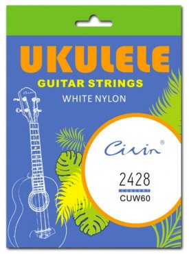 NN US 2428 Bílé nylonové struny na ukulele Civin