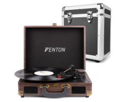 Fenton RP115B Gramofon s Bluetooth a kufrem na vinylové desky