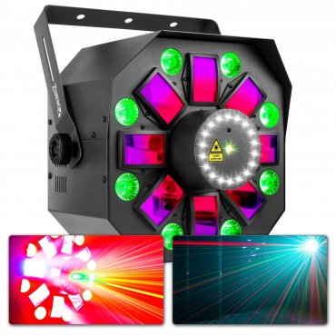 BeamZ MultiBox LED Effect s Laserem a Stroboskopem