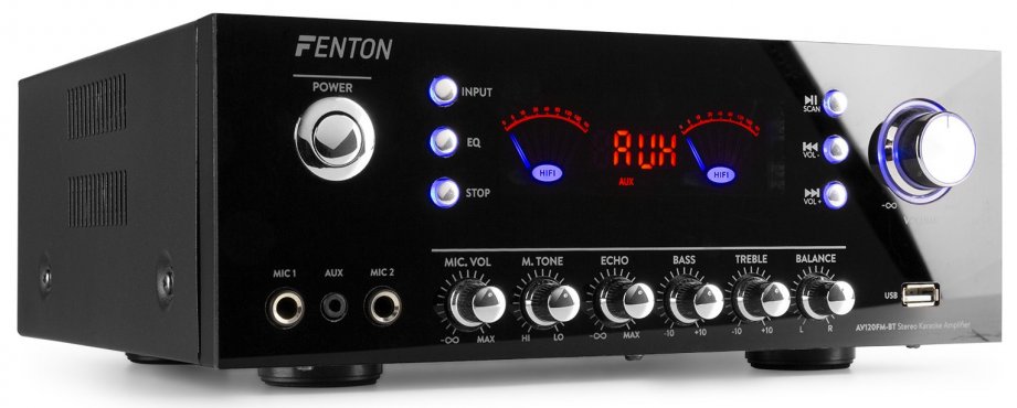 Fenton AV120FM-BT Stereo HiFi zesilovač