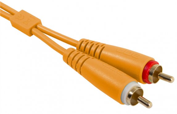 UDG Ultimate Audio Cable Set RCA - RCA Orange Straight 1,5m