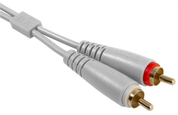 UDG Ultimate Audio Cable Set RCA - RCA White Straight 3m