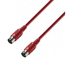 Adam Hall Cables 3 STAR MIDI 0300 RED