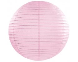 PartyDeco Papírová lucerna, světle růžová, 35 cm