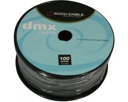 Accu Cable AC-DMX3/100R DMX kabel na cívce 100m