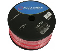 Accu Cable AC-MC/100R-R mikrofonní kabel na cívce 100m, červený