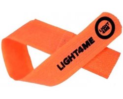 LIGHT4ME Hook-and-loop fastener 20x400 mm orange