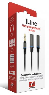 IK Multimedia iLine Headphone Stereo Splitter