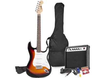 MAX GigKit Set elektrické kytary se zesilovačem, sunburst