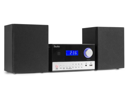 Audizio Arles Micro HiFi System DAB+ Black/Silver