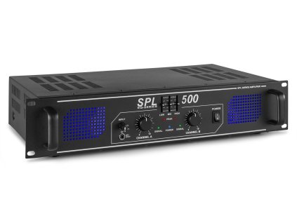 Skytec SPL 500 Zesilovač 2x250W EQ