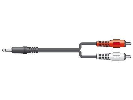 Skytronic CX400-2 Cable 3.5 Stereo 2RCA 2.5M Bulk