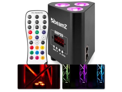 BeamZ BBP93 Battery Uplight Par 3X 10W