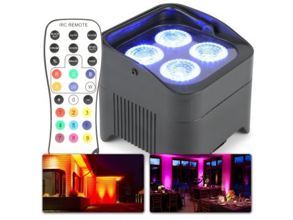 BeamZ BBP94 Bateriové svítidlo PAR 4X 10W