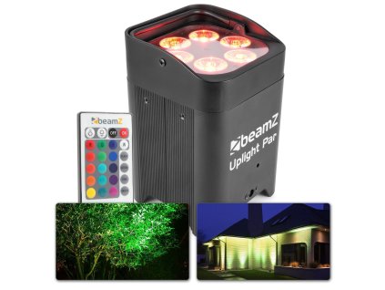 BeamZ BBP96 Bateriové světlo PAR 6X 12W