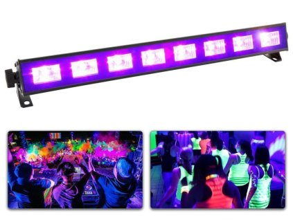 BeamZ BUV93 BAR 8X3W UV LEDS
