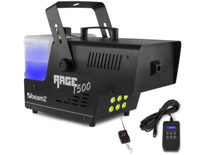 BeamZ Rage 1500LED Výrobník mlhy s ovládáním s časovačem