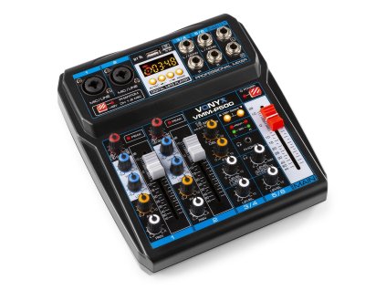 Vonyx VMM-P500 4-Channel Music Mixer With DSP/USB AND MP3/BT