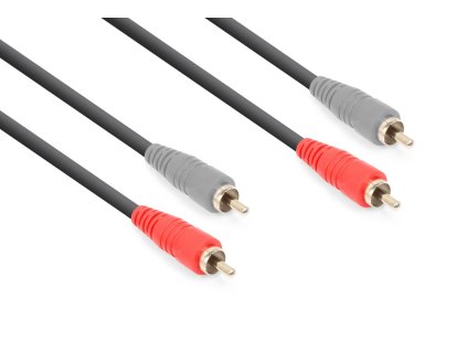 Vonyx CX340-3 kabel 2x RCA (M) - 2x RCA (M) 3m