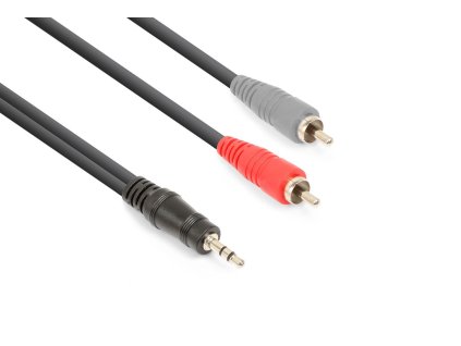 Vonyx CX334-3 kabel 3,5 mm stereo jack - 2x RCA 3m