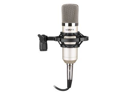 Vonyx CM400 Studio Condenser Microphone Silver
