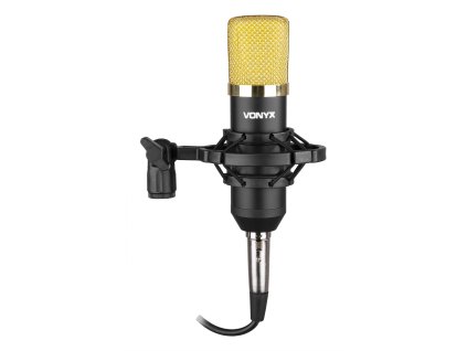 Vonyx CM400B Studio Condenser Microphone Black/Gold