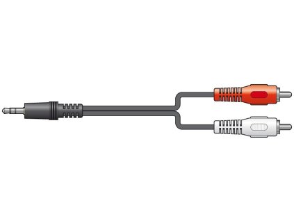Vonyx CX405-1 Cable 3,5 Stereo-2RCA 1,5m Bulk