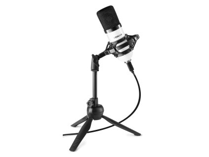 Vonyx CM300W Studiový USB mikrofon, bílý