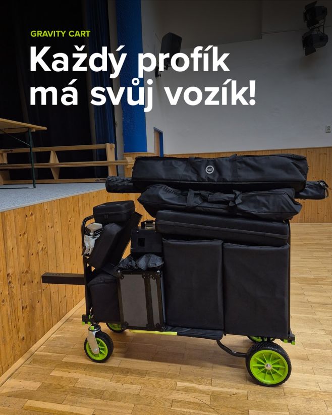 Abyste nedopadli jako my o víkendu s nákupním košíkem, protože svůj vozík jsme si zapomněli doma – Gravity CART L 01 B.